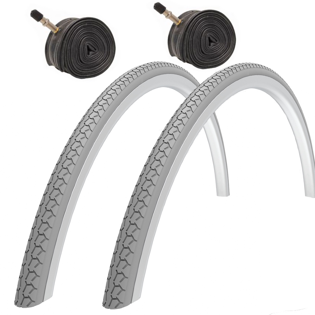 Oxford products grey wheelchair tyres 24 x 13/8 Cyclemania